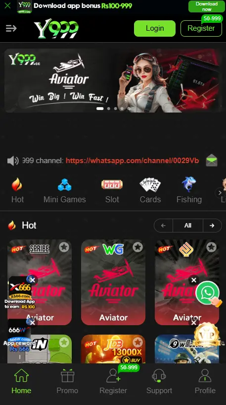 Y999 Game official logo and online gaming platform