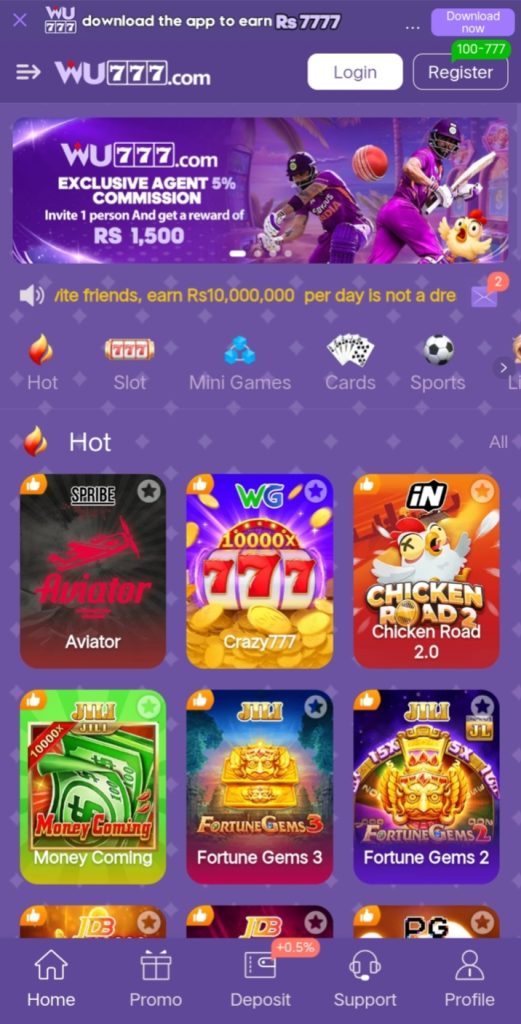 WU777 Game online gaming platform and gameplay